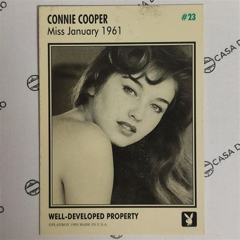 connie cooper playboy|All 50 Playboy Centerfolds Of Mafia II